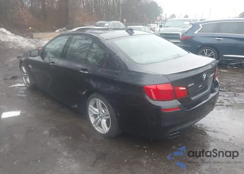 2013 BMW 550I xDrive z USA, uszkodzony, nr VIN WBAFU9C57DDY72858